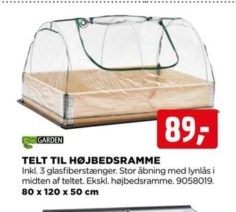 jem & fix Telt til højbedsramme tilbud