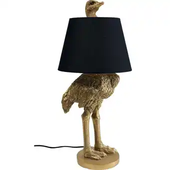 Bordlampe, struds m/skærm