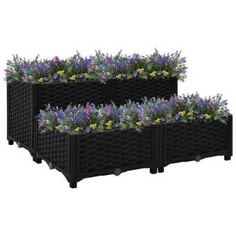 Højbed 80x80x38 cm polypropylen