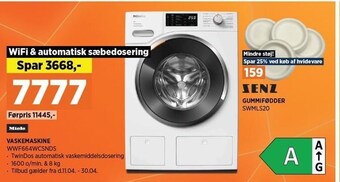 Power Miele vaskemaskine tilbud