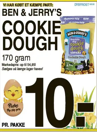 ABC Lavpris Ben & Jerry's Cookie Dough tilbud
