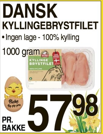 ABC Lavpris Dansk Kyllingebrystfilet tilbud