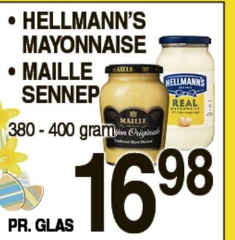 ABC Lavpris Hellmann's Mayonnaise, Maille Sennep tilbud