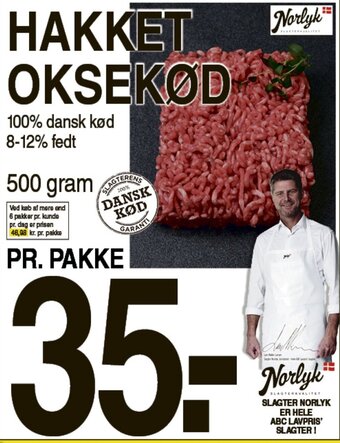 ABC Lavpris Hakket Oksekød tilbud