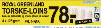 ABC Lavpris Royal Greenland Torske-Loins tilbud