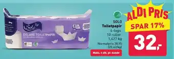 ALDI Solo Toiletpapir tilbud