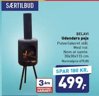 ALDI Belavi Udendørs Pejs tilbud