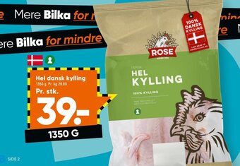 Bilka Hel Dansk Kylling tilbud