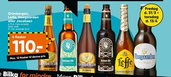 Bilka Grimbergen, Leffe, Hoegaarden eller Jacobsen tilbud
