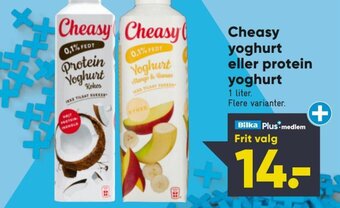 Bilka Cheasy Yoghurt eller Protein Yoghurt tilbud