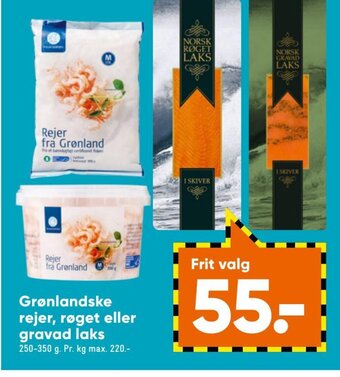 Bilka Grønlandske Rejer, Røget eller Gravad Laks tilbud