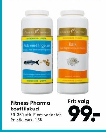 Bilka Fitness Pharma Kosttilskud tilbud
