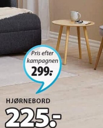 JYSK Vandsted Hjørnebord tilbud