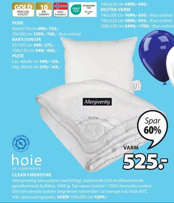 JYSK Clean Fiberdyne tilbud