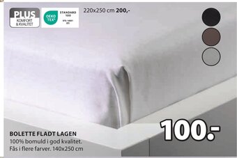 JYSK Bolette Fladt Lagen tilbud