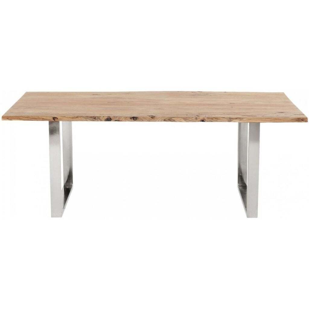 Kare Harmony spisebord, krom stel 160x80 tilbud