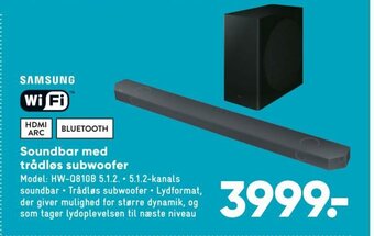 Bilka Soundbar med trådløs Subwoofer tilbud