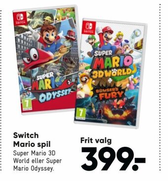 Bilka Switch Mario Spil tilbud