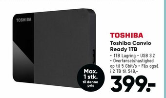 Toshiba Canvio Ready 1TB