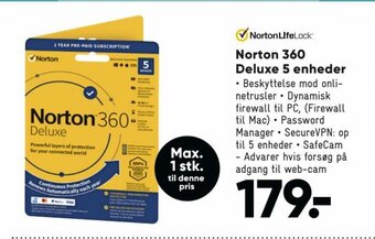 Bilka Norton 360 Deluxe 5 Enheder tilbud