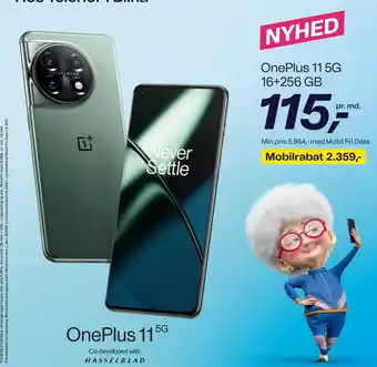 Bilka OnePlus 115g 16+256gb tilbud