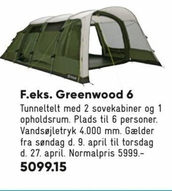 Bilka F.eks. Greenwood 6 tilbud