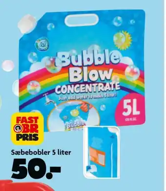 Sæbebobler 5 liter