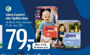 Føtex Libero comfort eller up&go bleer tilbud