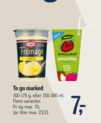 Føtex To go marked tilbud