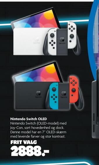 Fætter BR Nintendo switch oled tilbud