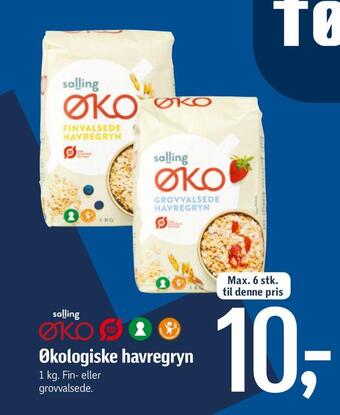 Føtex Økologiske havregryn tilbud