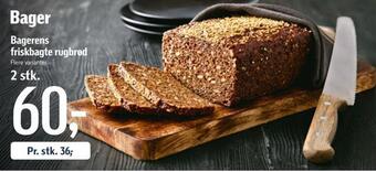 Føtex Bagerens friskbagte rugbrød tilbud