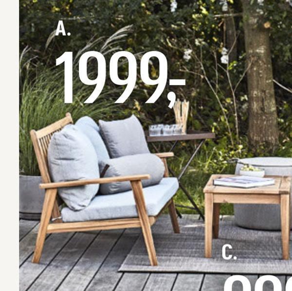 Zamora loungesofa tilbud hos Føtex