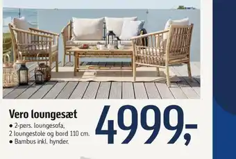 Føtex Vero loungesæt tilbud