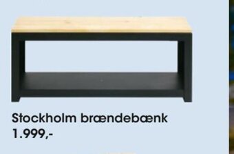 Bilka Stockholm Brændebænk tilbud