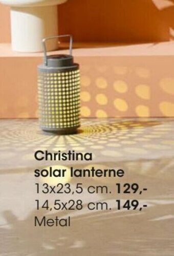 Christina Solar Lanterne
