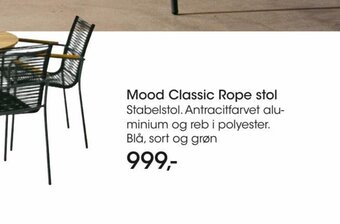 Bilka Mood Classic Rope Stol tilbud