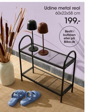 Bilka Udine Metal Reol tilbud
