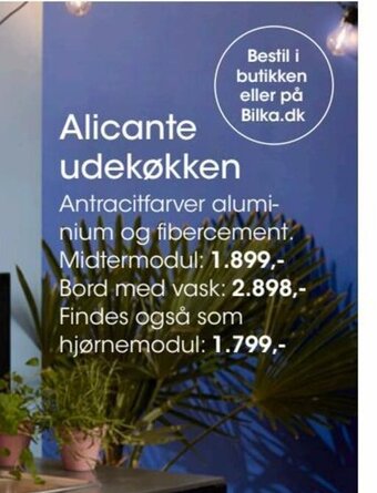 Bilka Alicante Udekøkken tilbud