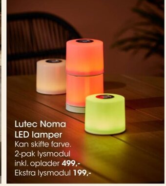 Bilka Lutec Noma LED Lamper tilbud