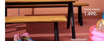 Bilka Yuma Bænk tilbud