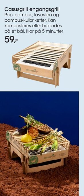 Bilka Casusgrill Engangsgrill tilbud