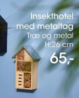 Bilka Insekthotel med Metaltag tilbud