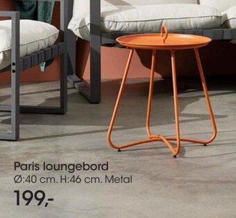 Bilka Paris Loungebord tilbud