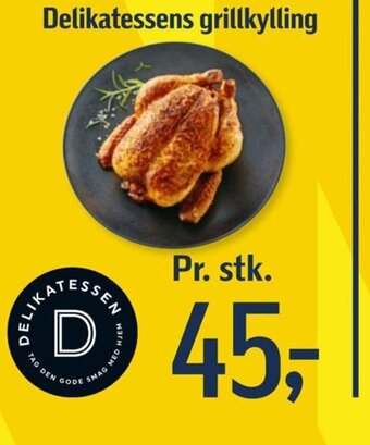 Føtex Delikatessens Grillkylling tilbud