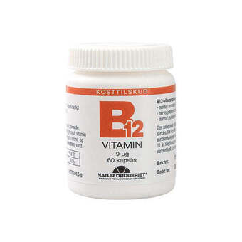 Natur-drogeriet, b12 vitamin 9 mcg, 60 kap