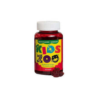 Kids zoo, kids zoo multivitamin + mineraler vegansk, 60 gum