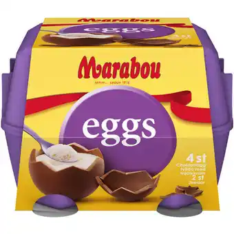 Marabou 4-pak chokoladeæg mælkecreme