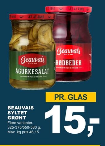 Let-Køb Beauvais rødbeder-syltet tilbud