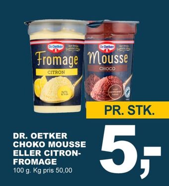 Let-Køb Dr oetker chokolademousse tilbud